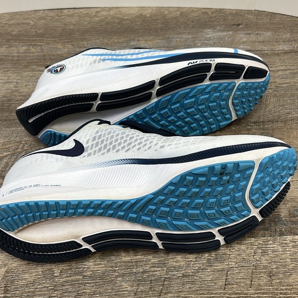 Nike Zoom Pegasus 37 Titans Running Shoes CZ5465-100 Men’s Size 10 Women’s 11.5 - Picture 14 of 16